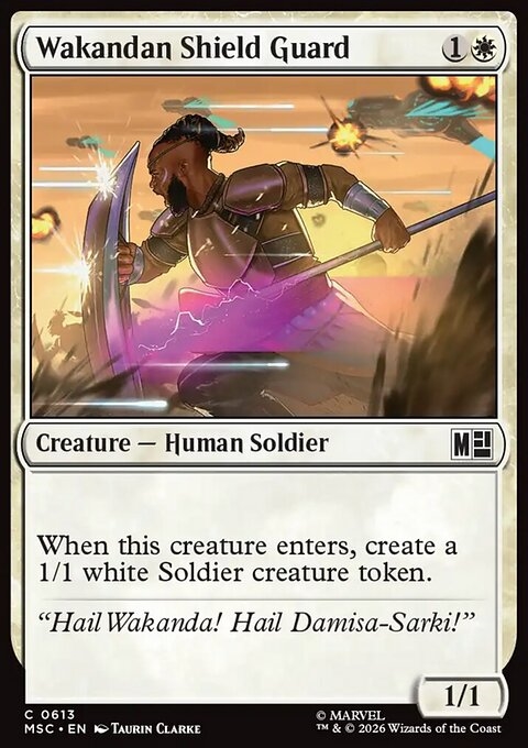 Wakandan Shield Guard