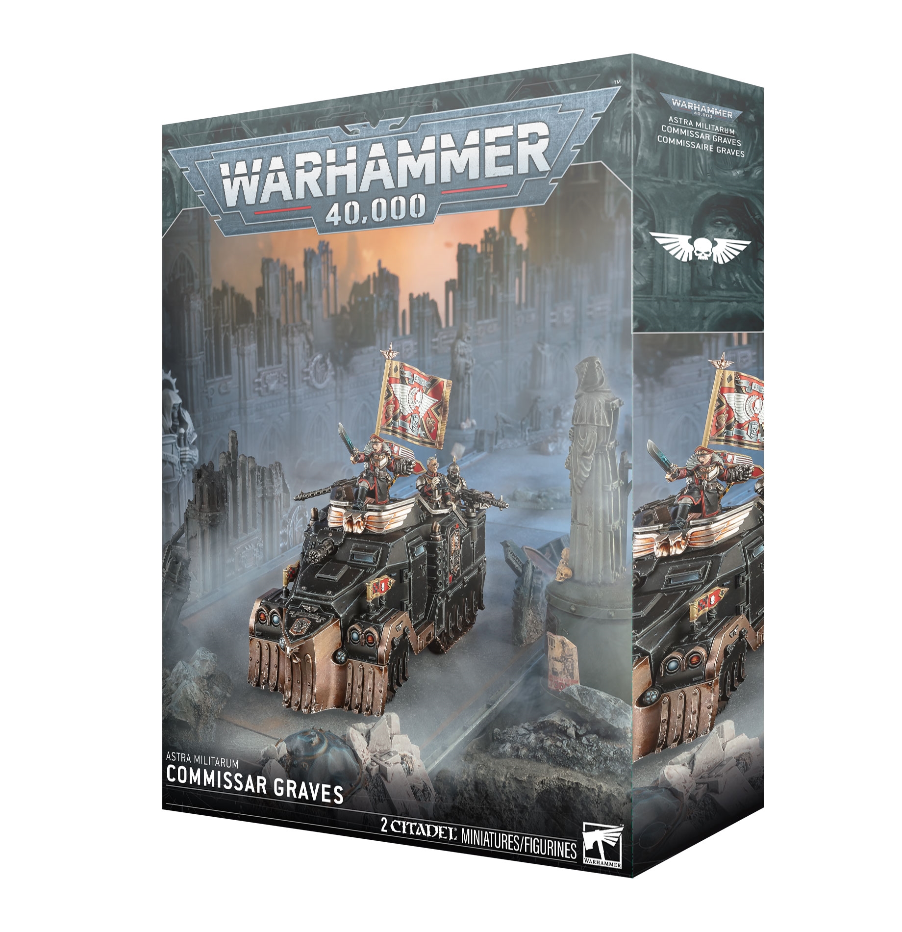 Warhammer 40K Astra Militarum Commissar Graves 47-58 PRESALE