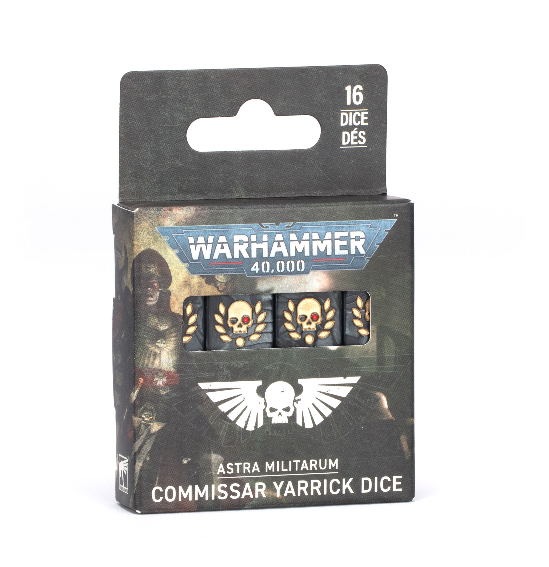 Warhammer 40K Astra Militarum Commissar Yarrick Dice 47-83 PRESALE
