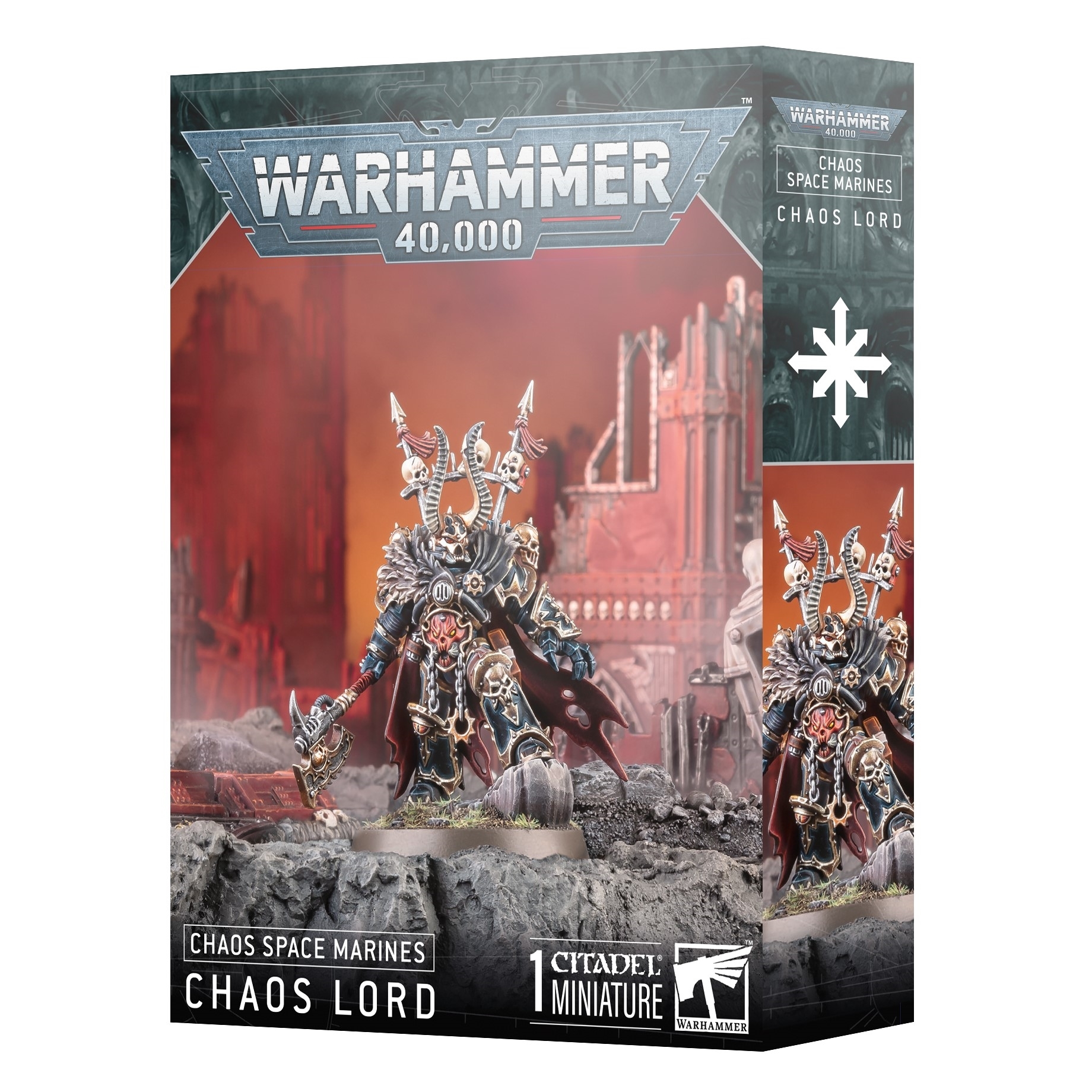 Warhammer 40K Chaos Space Marines Chaos Lord 43-100