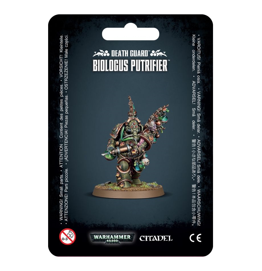 Warhammer 40K Death Guard Biologus Putrifier 43-24