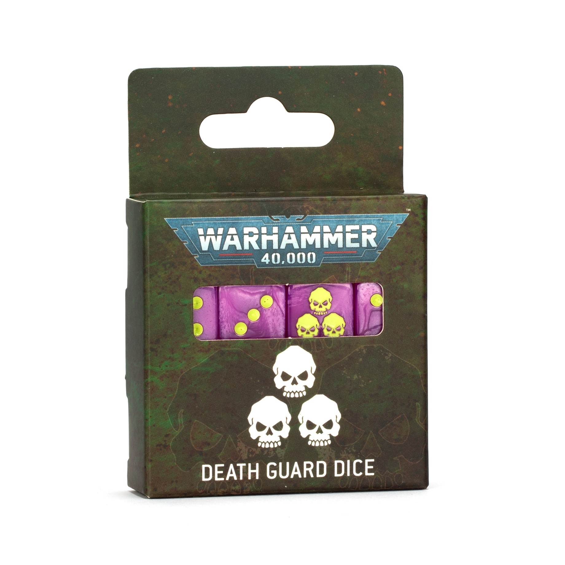 Warhammer 40K Death Guard Dice Set 42-14