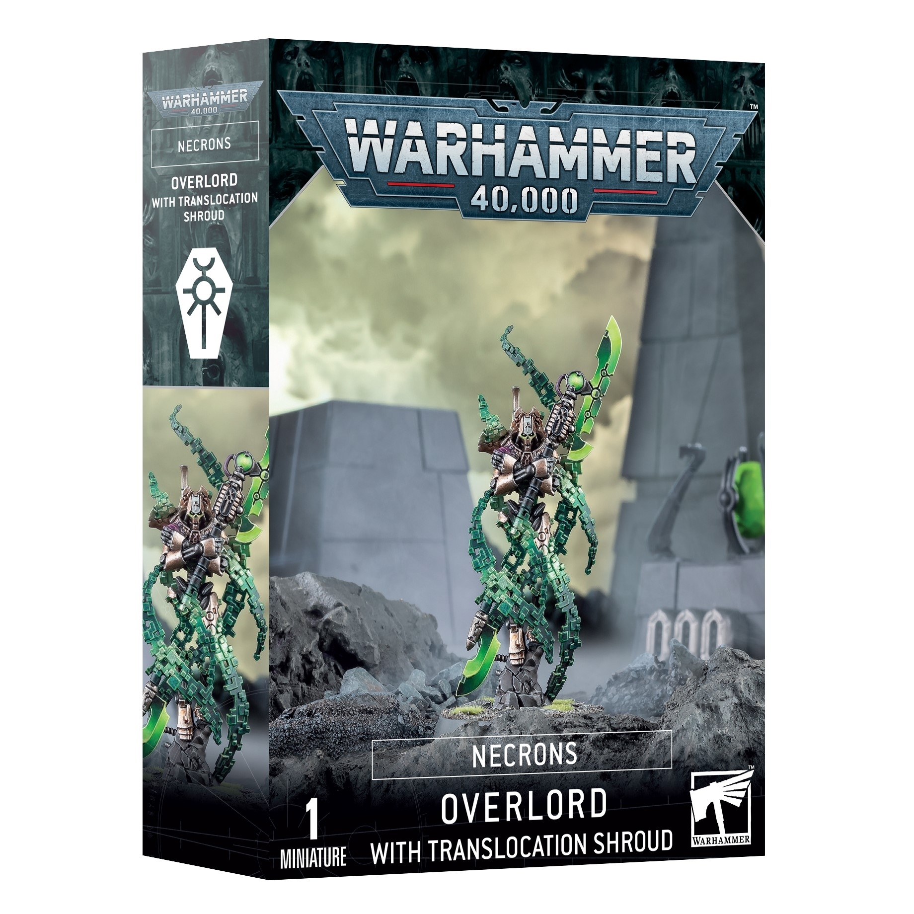 Warhammer 40K Necrons Overlord with Translocation Shroud 49-70