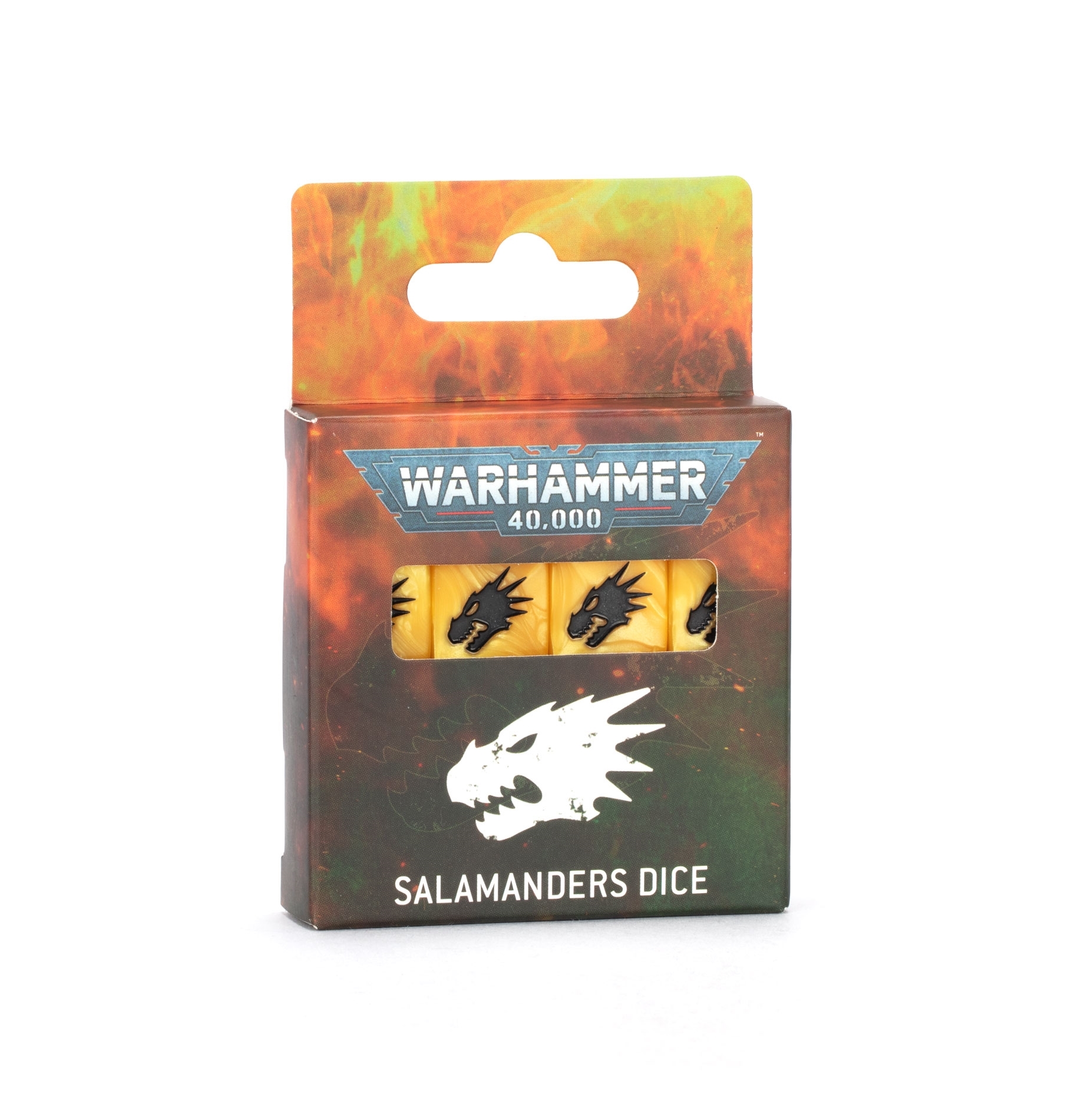 Warhammer 40K Salamanders Dice Set 55-63