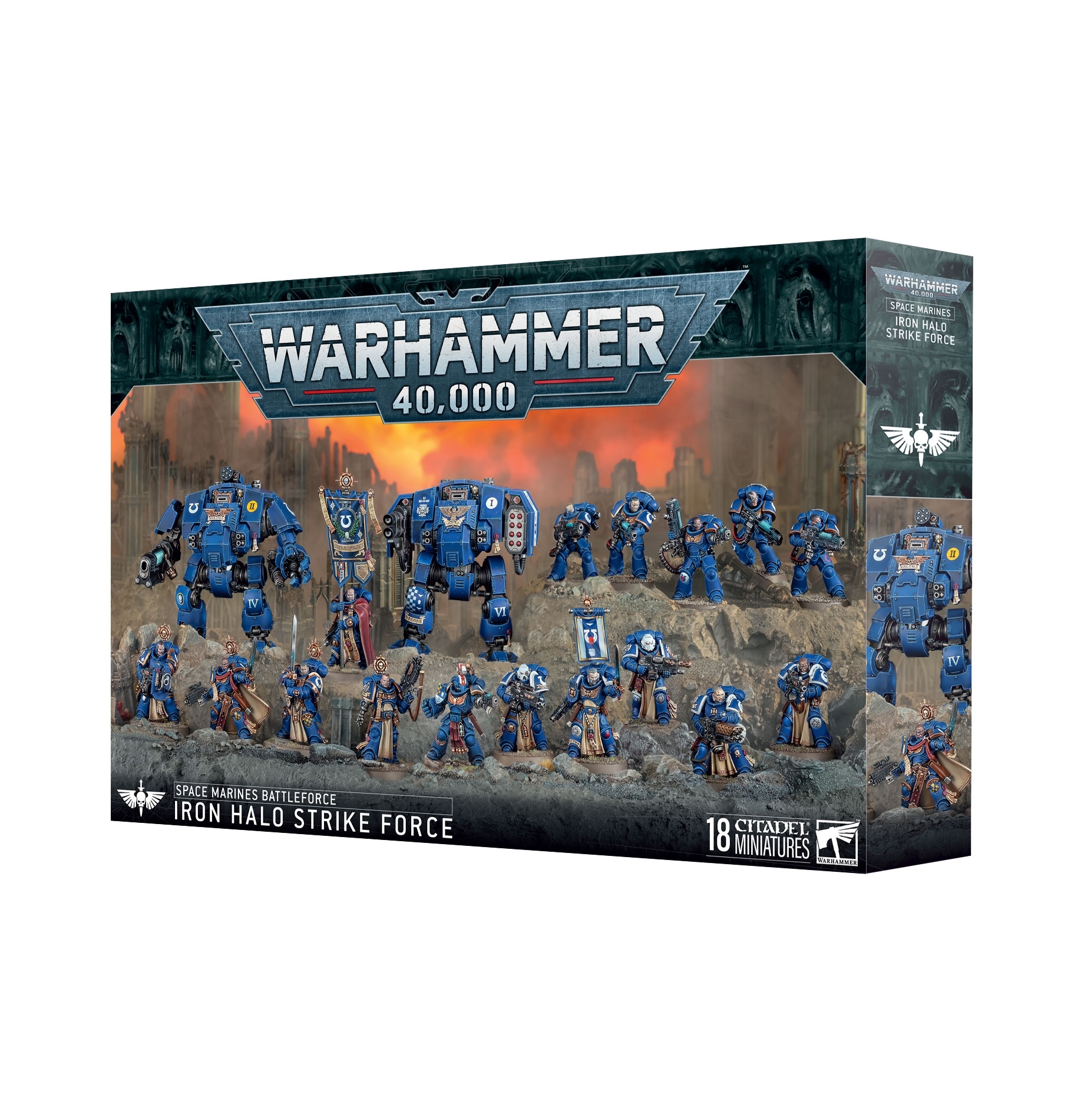 Warhammer 40K Space Marines Battleforce: Iron Halo Strike Force 71-48