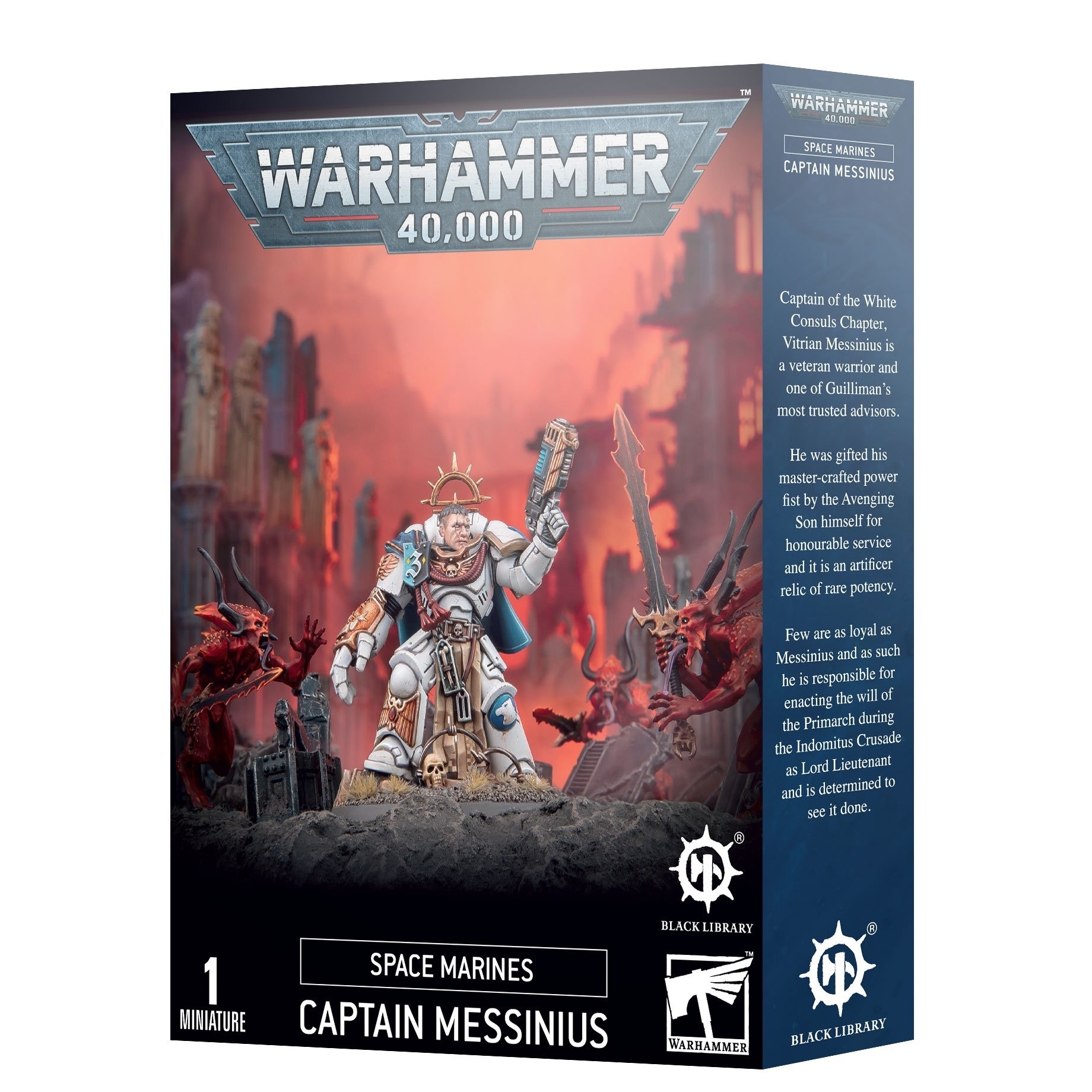 Warhammer 40K Space Marines Captain Messinius 55-30