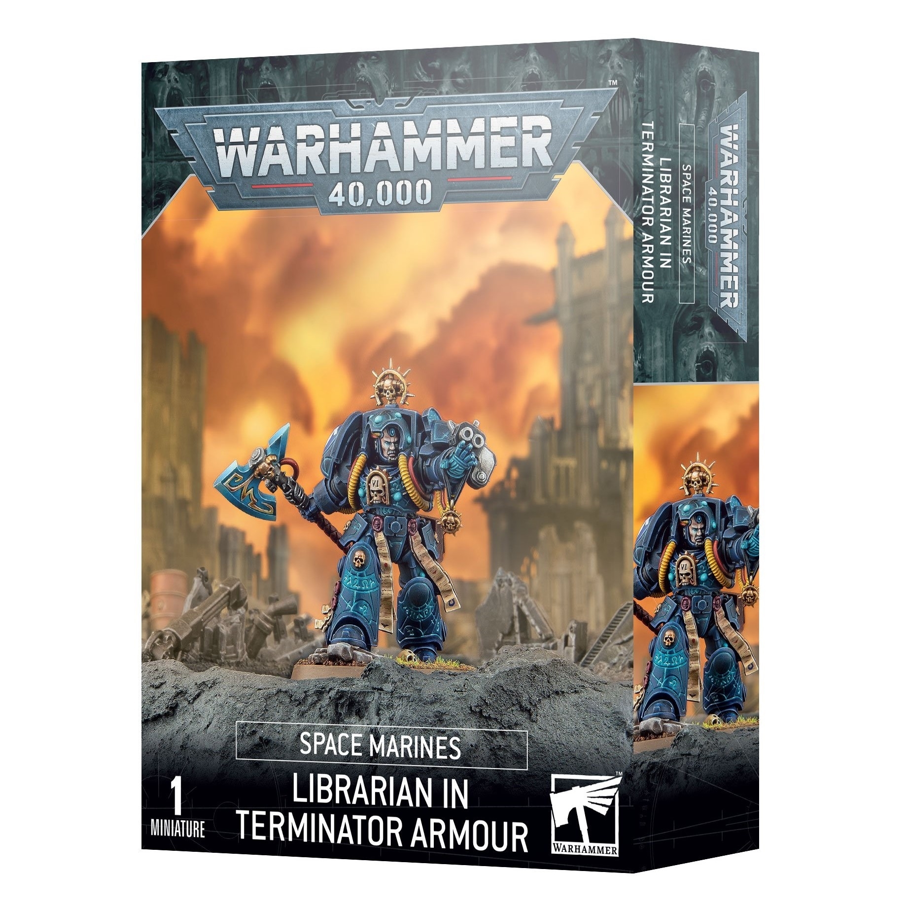 Warhammer 40K Space Marines Librarian in Terminator Armour 48-06