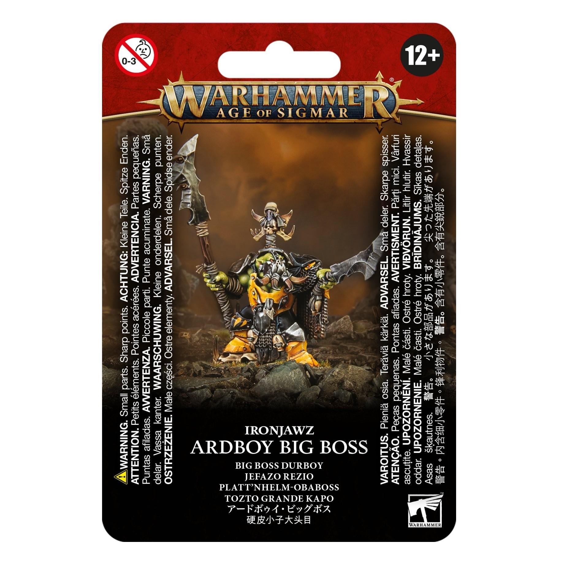 Warhammer Age of Sigmar - Ironjawz Ardboy Big Boss 89-57