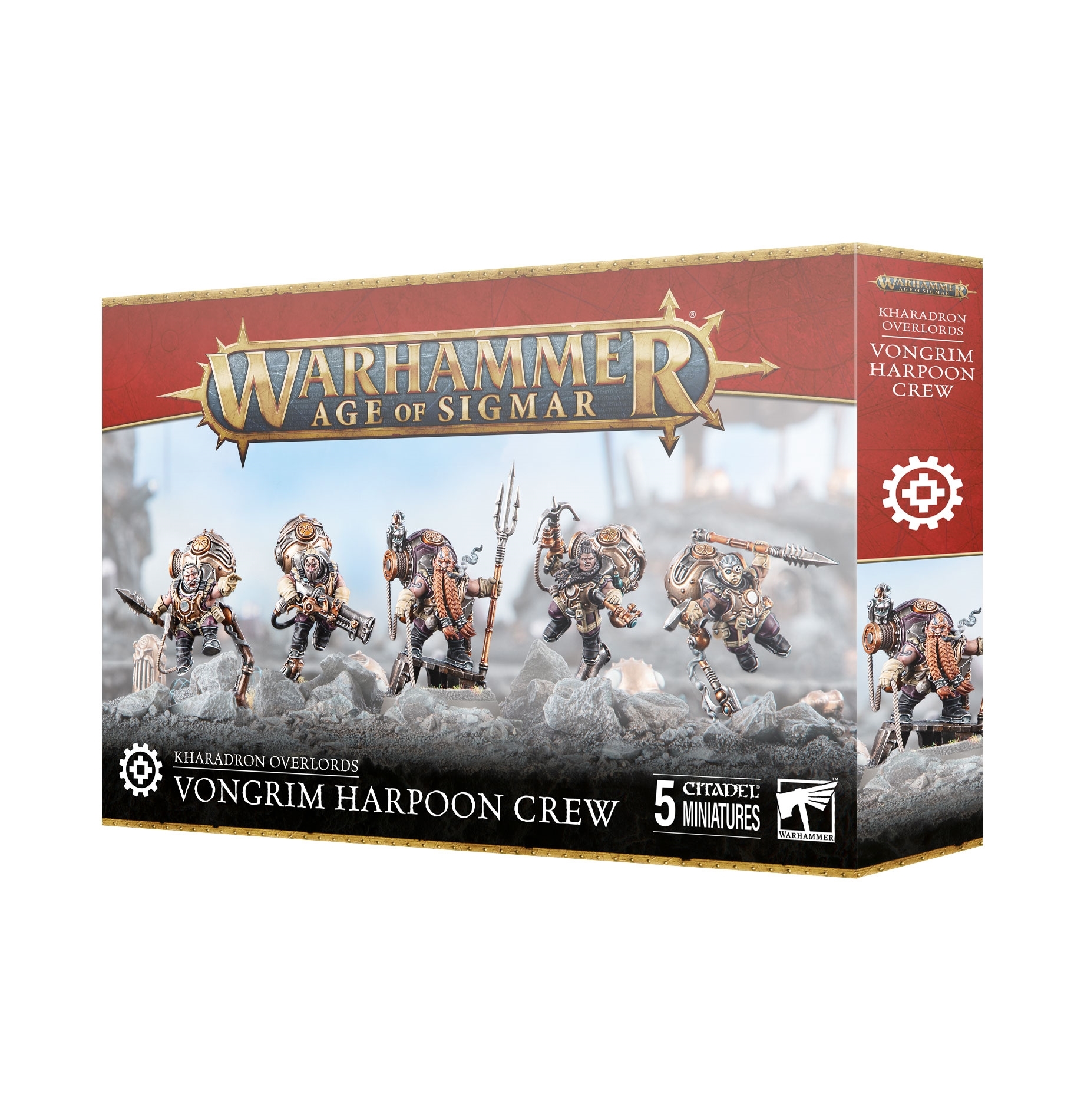 Warhammer Age of Sigmar - Kharadron Overlords Vongrim Harpoon Crew 84-52
