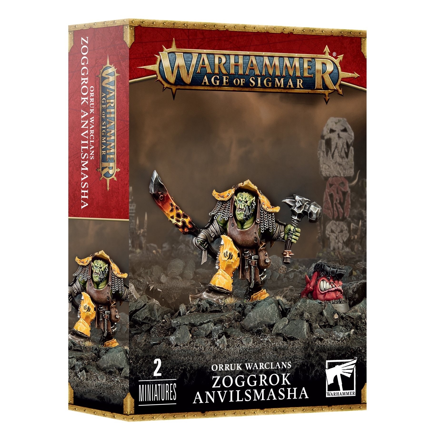Warhammer Age of Sigmar - Orruk Warclans Zoggrok Anvilsmasha 89-62
