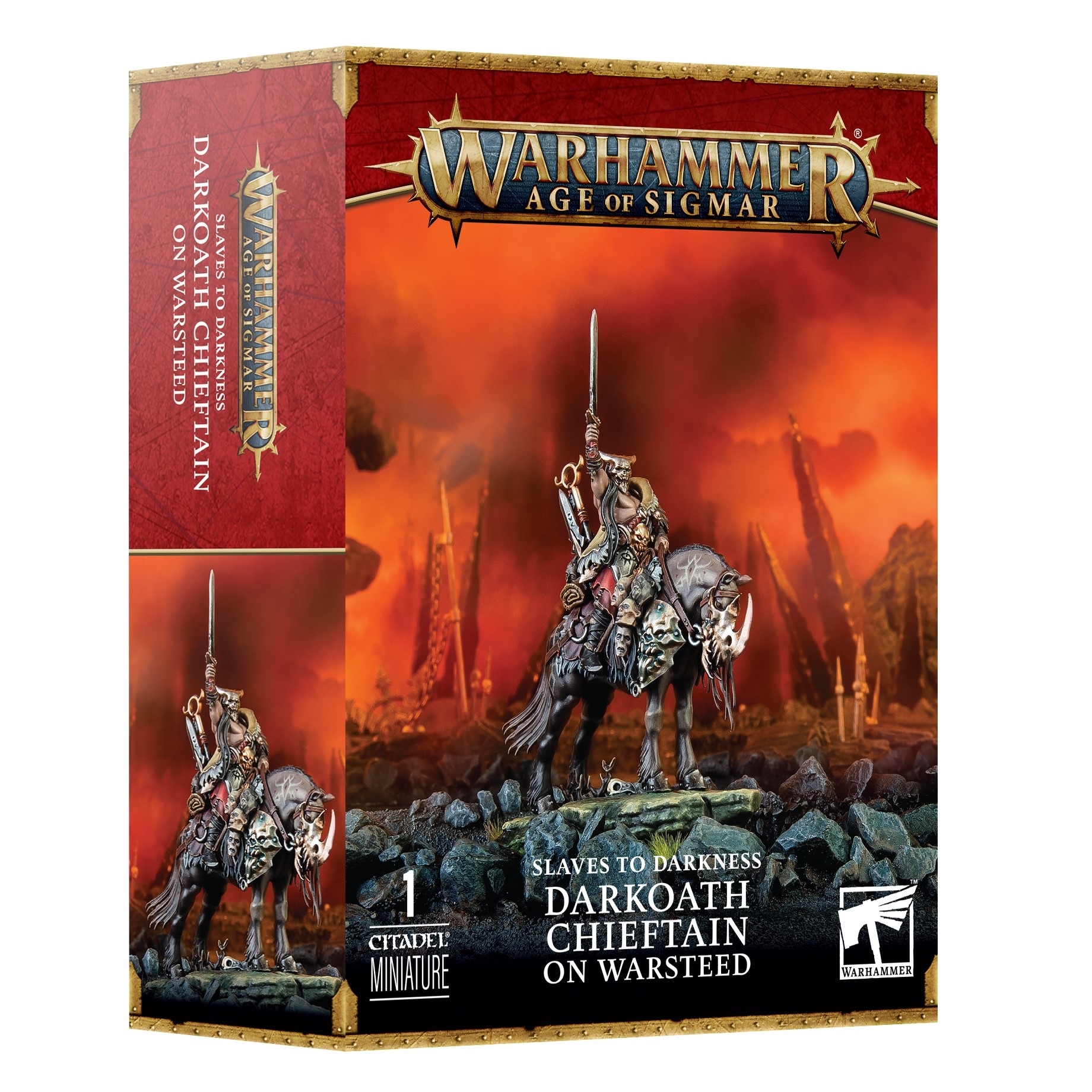Warhammer Age of Sigmar - Slaves to Darkness Darkoath Chieftain on Warsteed 83-53