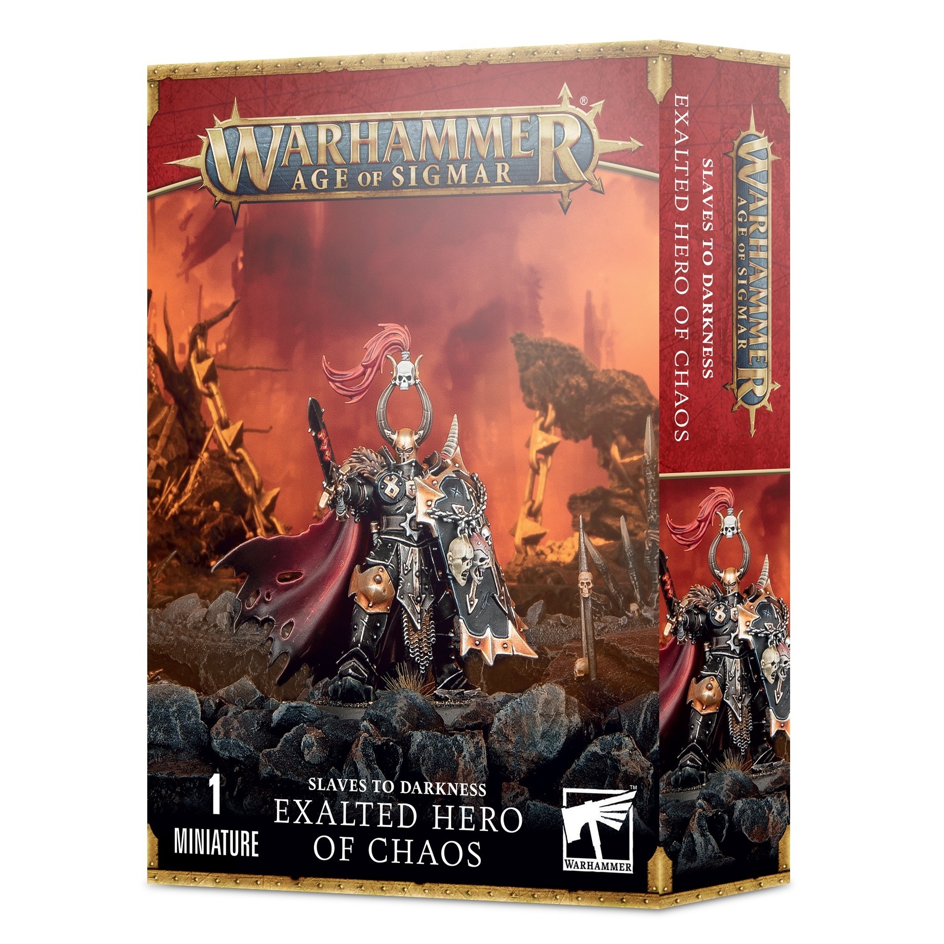 Warhammer Age of Sigmar - Slaves to Darkness Exalted Hero of Chaos 83-67