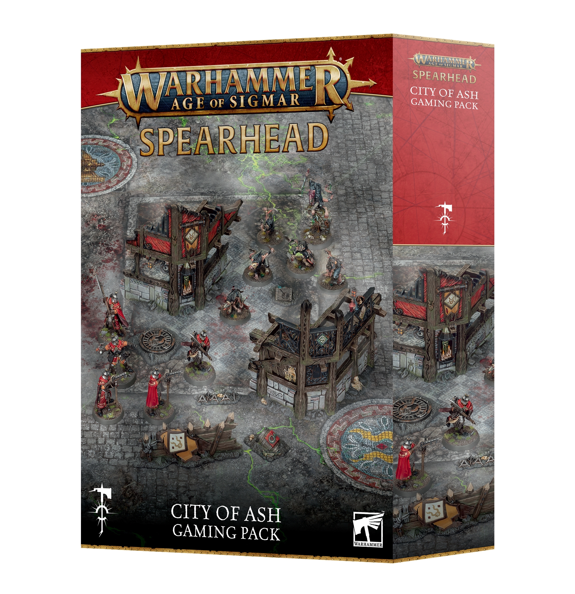 Warhammer Age of Sigmar - Spearhead: City of Ash Gaming Pack 80-58 PRESALE
