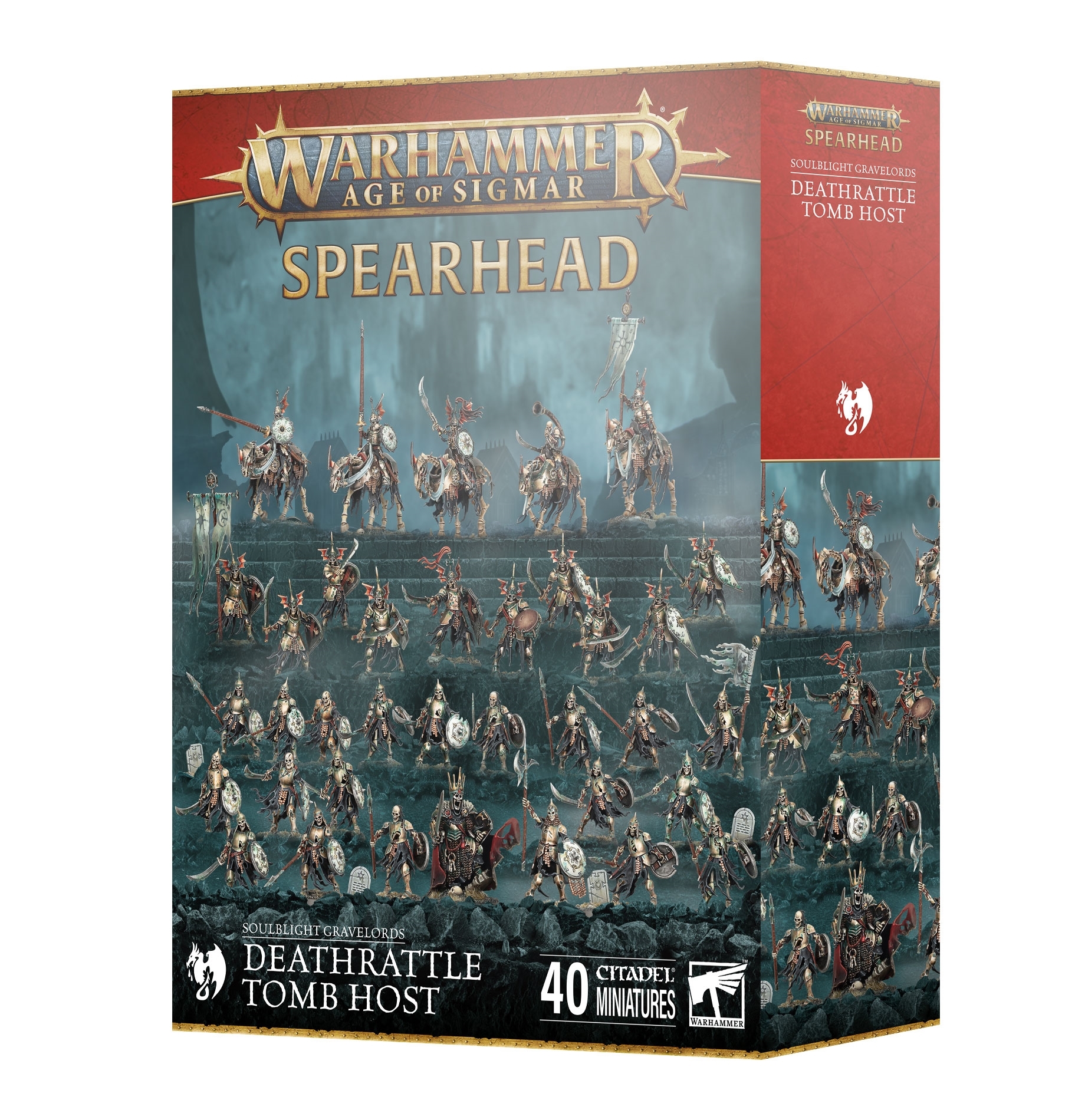Warhammer Age of Sigmar - Spearhead: Deathrattle Tomb Host 70-16
