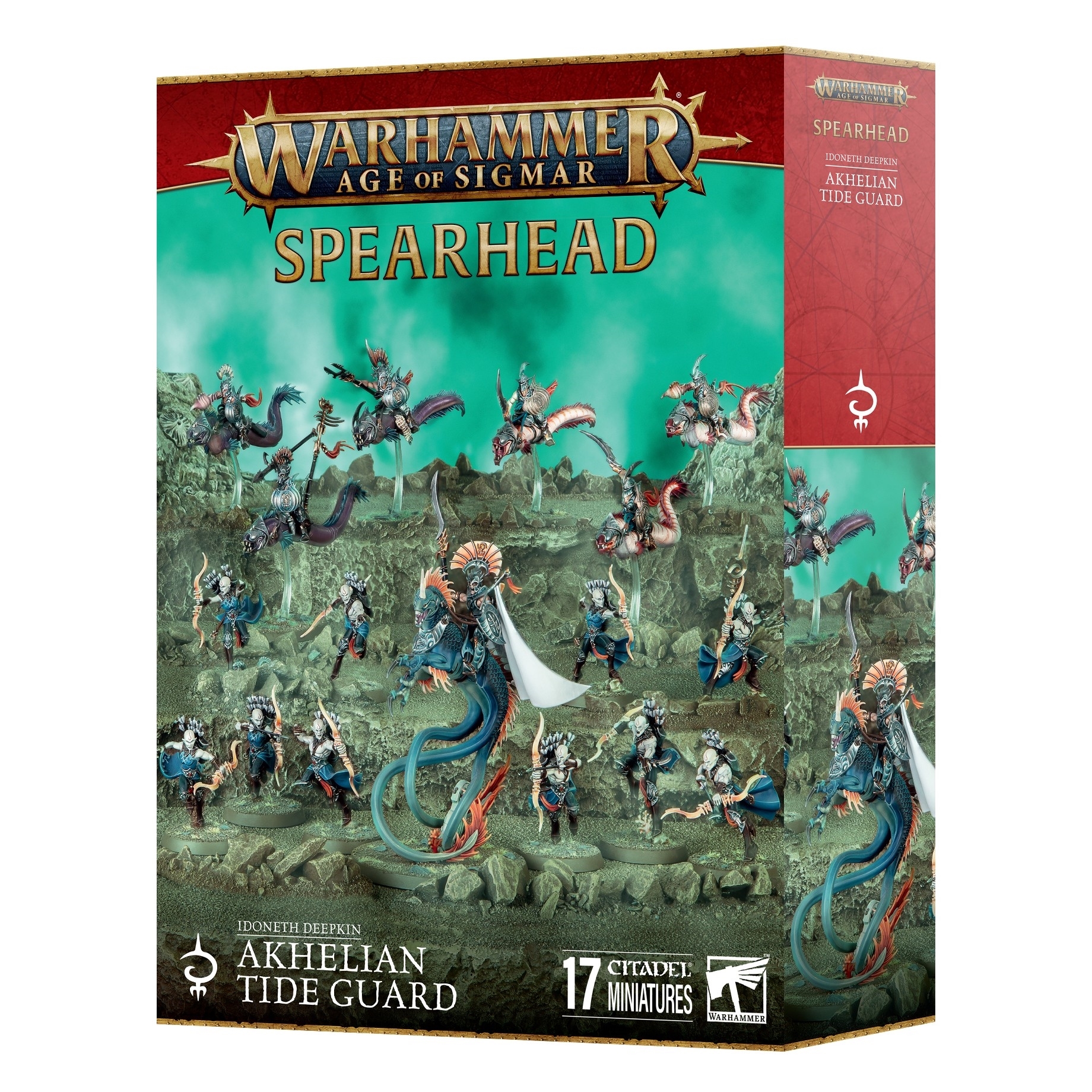 Warhammer Age of Sigmar - Spearhead: Idoneth Deepkin Akhelian Tide Guard 70-872