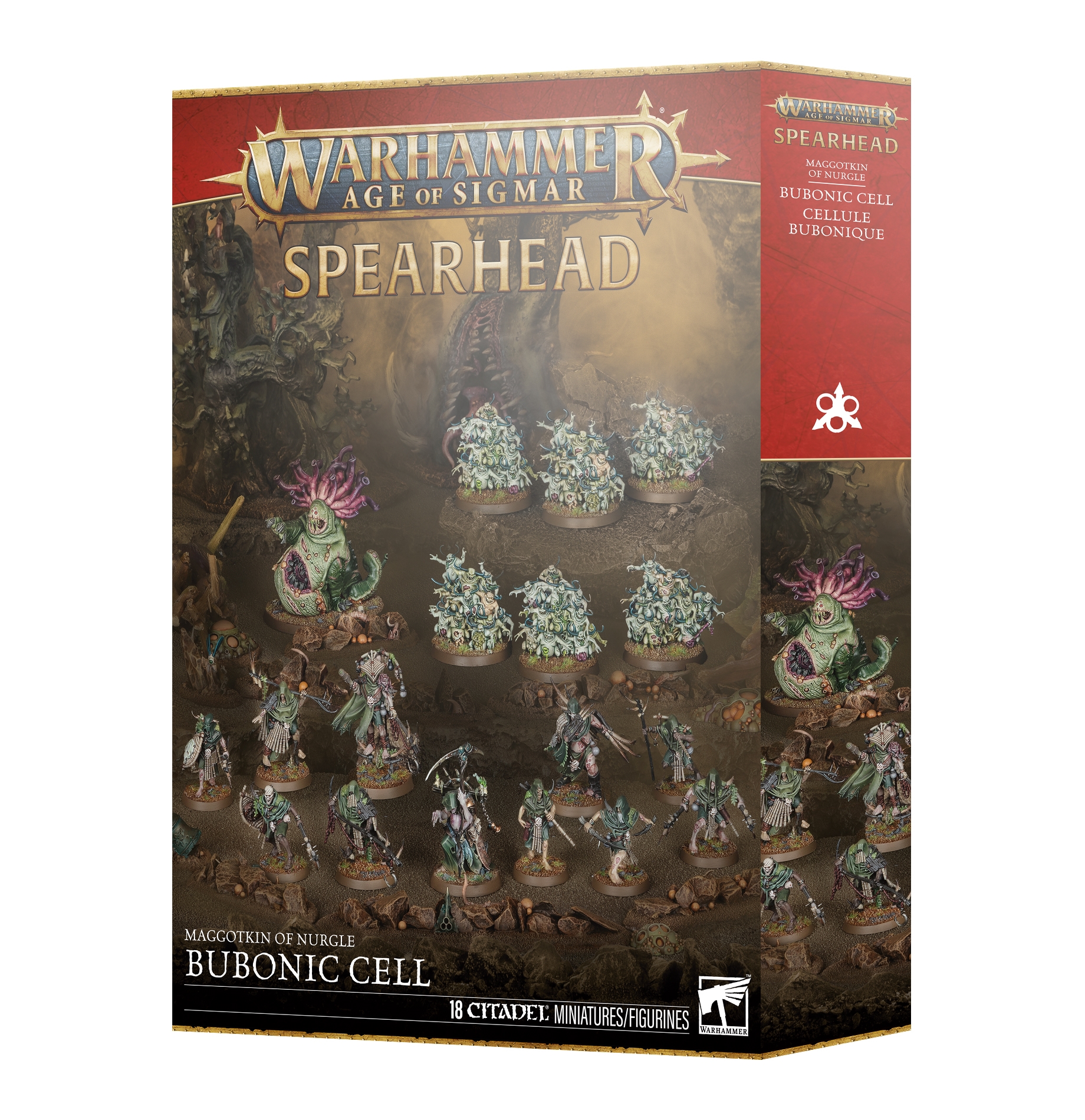 Warhammer Age of Sigmar - Spearhead: Maggotkin of Nurgle Bubonic Cell 70-838 PRESALE