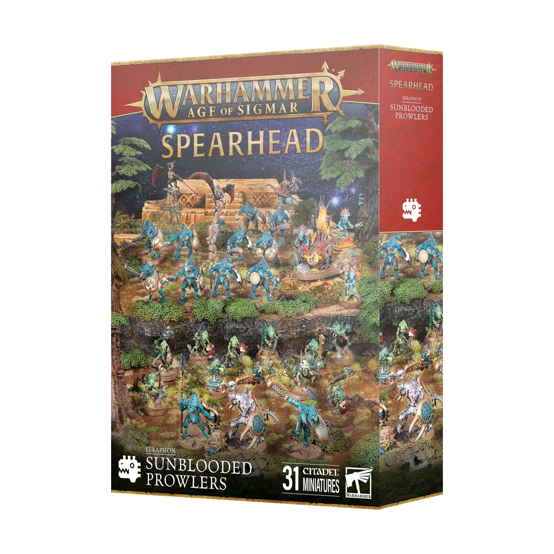 Warhammer Age of Sigmar - Spearhead: Seraphon Sunblooded Prowlers 70-882