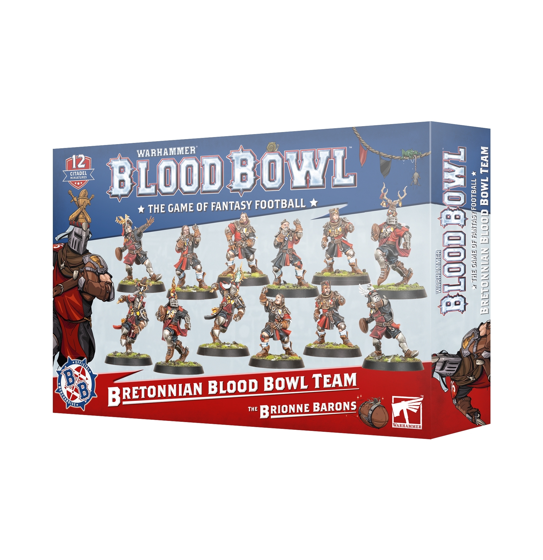 Warhammer Blood Bowl - Bretonnian Team: The Brionne Barons 202-51