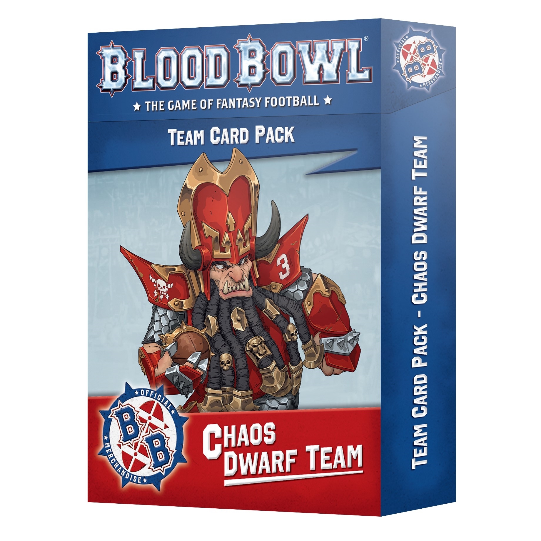 Warhammer Blood Bowl Chaos Dwarf Team Card Pack 202-47