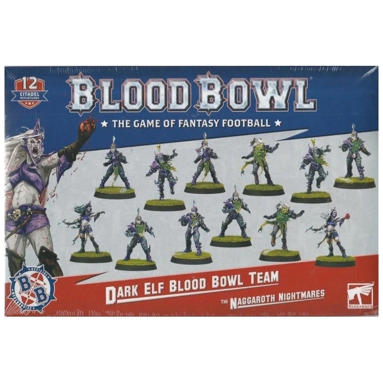 Warhammer Blood Bowl Dark Elf Team The Naggaroth Nightmares 200-54