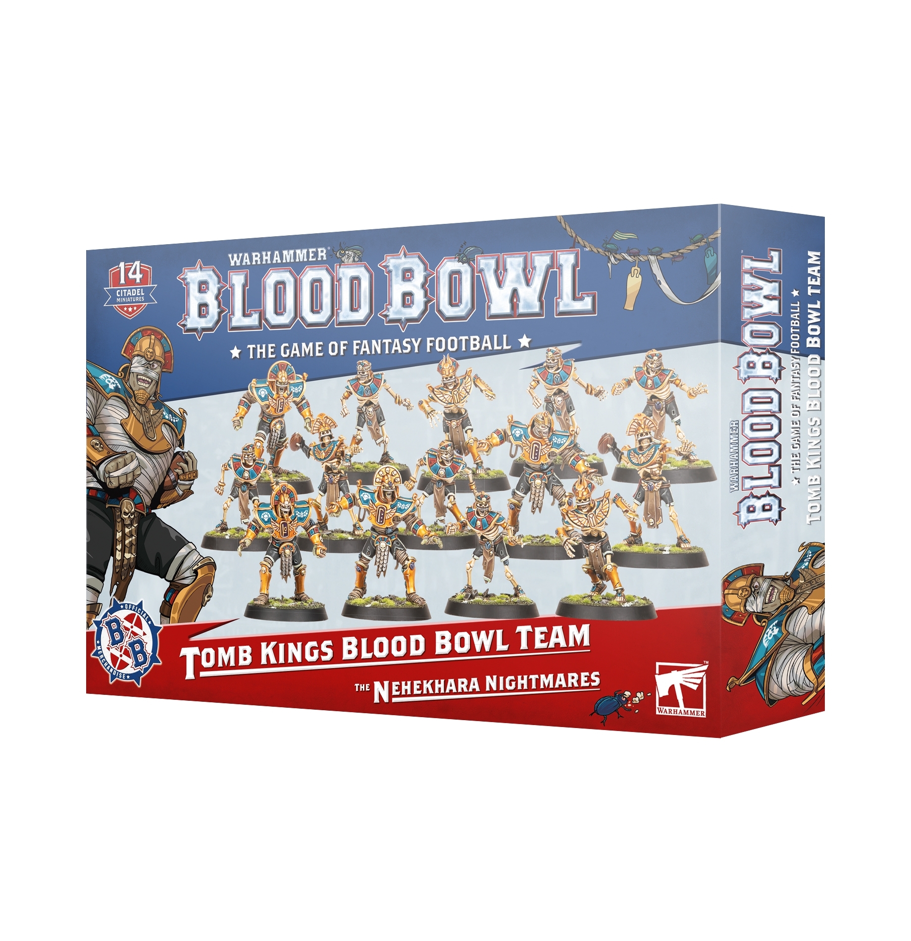 Warhammer Blood Bowl - Tomb Kings Team: The Nehekhara Nightmares 202-52