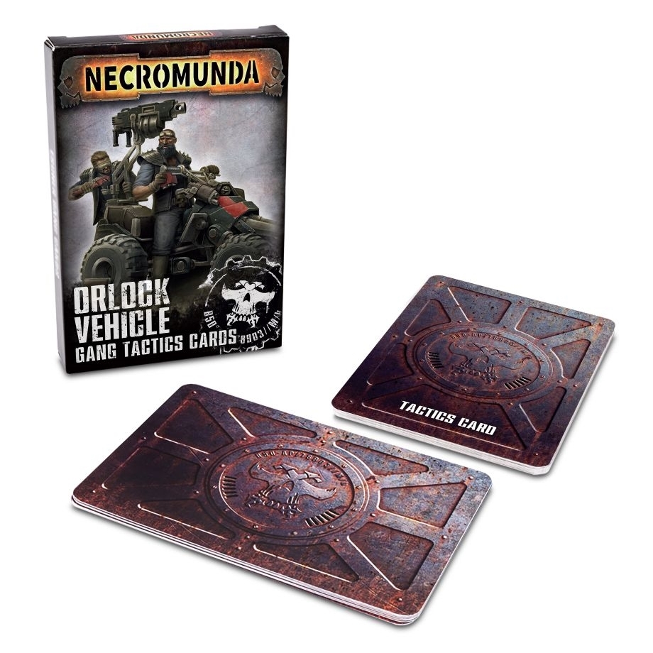Warhammer Necromunda Orlock Vehicle Gang Tactics Cards 300-95