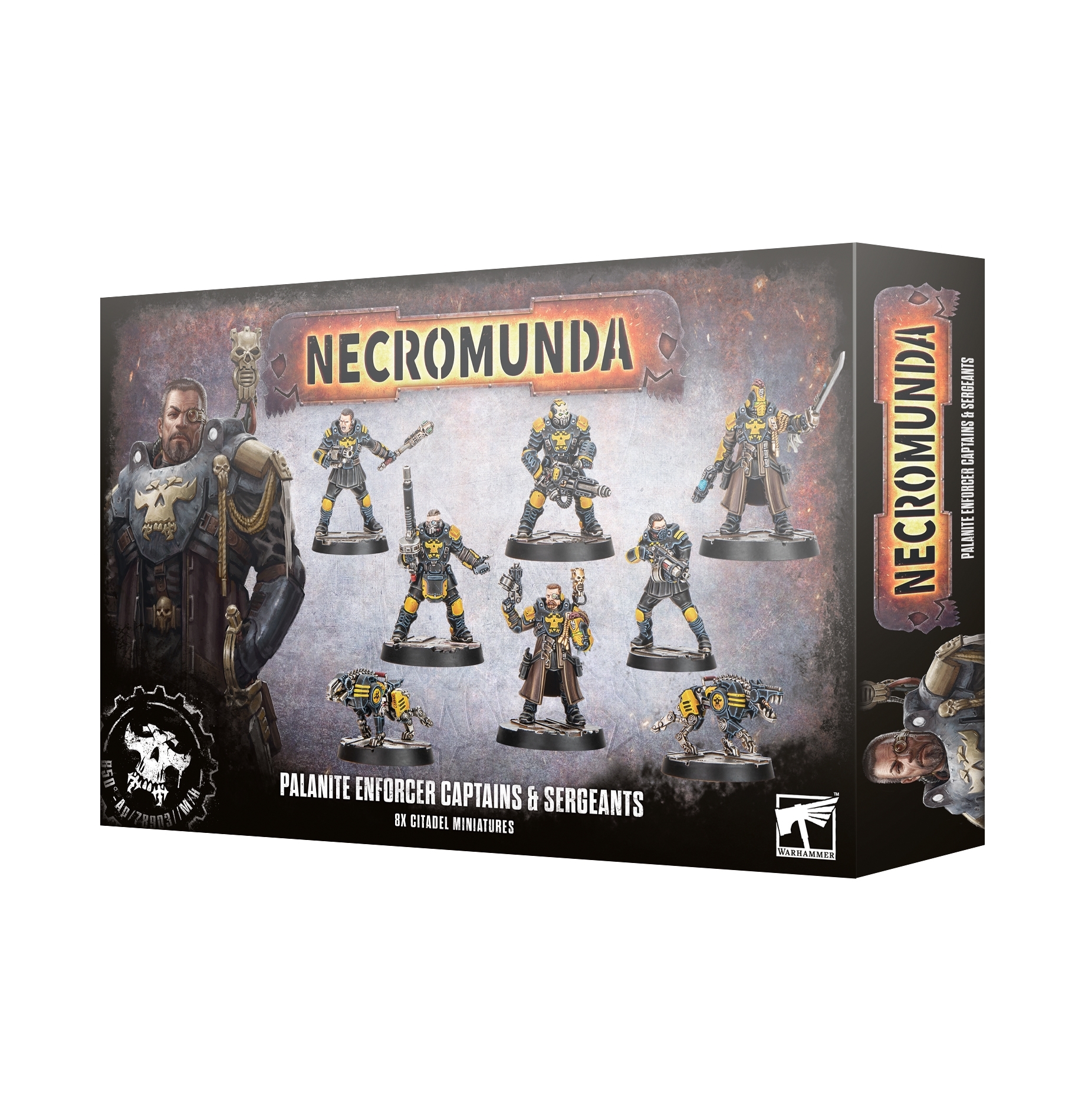 Warhammer Necromunda Palanite Enforcer Captains & Sergeants 301-59