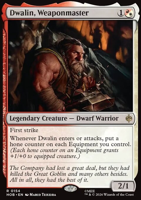Dwalin, Weaponmaster