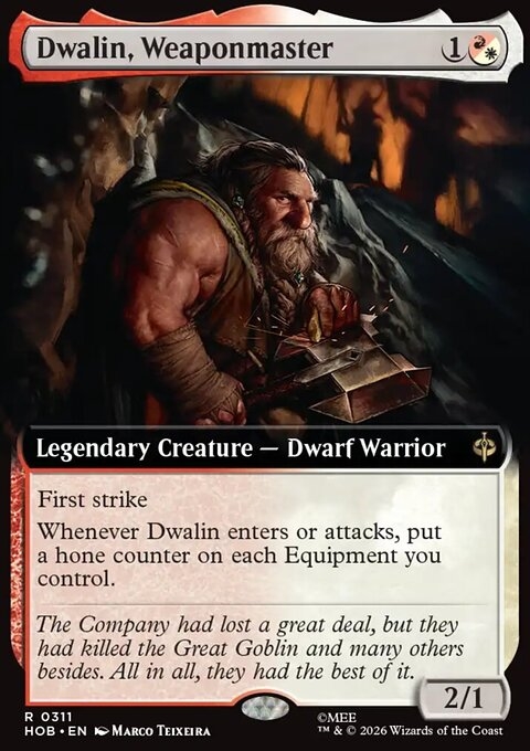 Dwalin, Weaponmaster