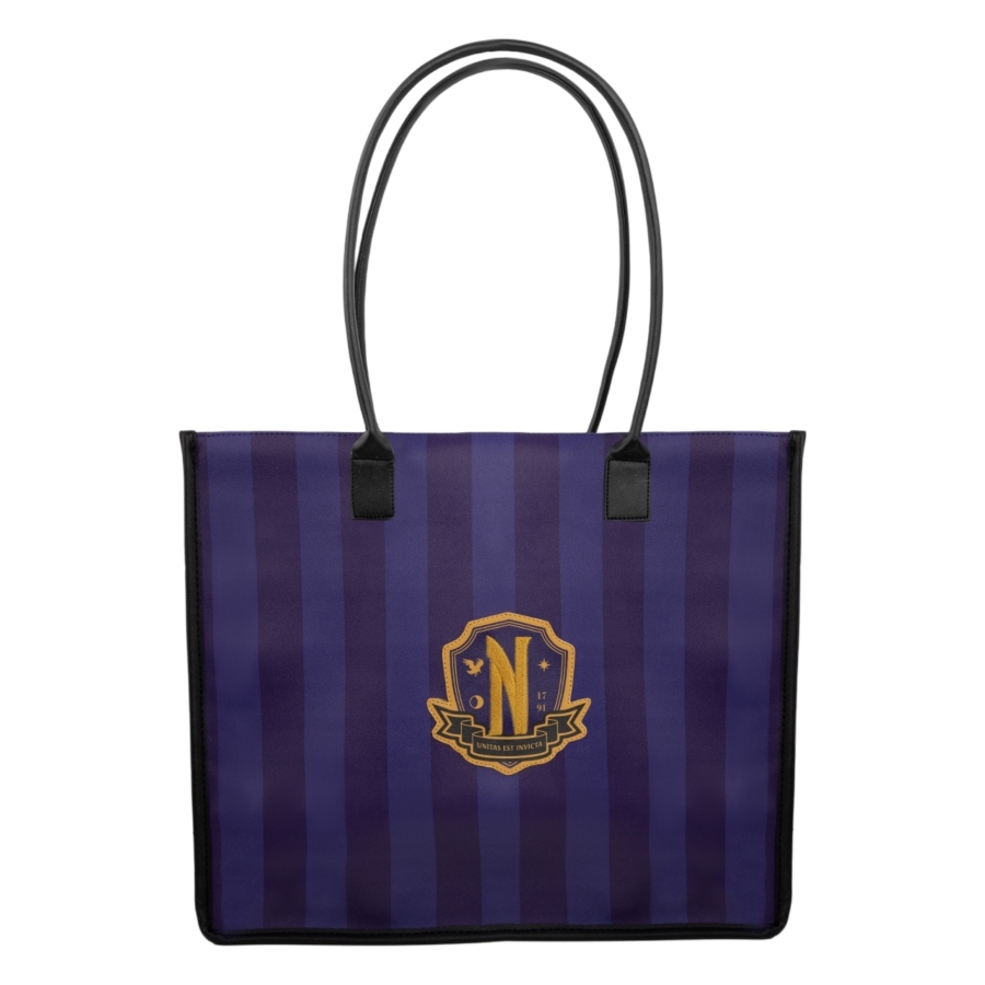 Wednesday (TV) - Nevermore Academy Shopping Bag (Purple)
