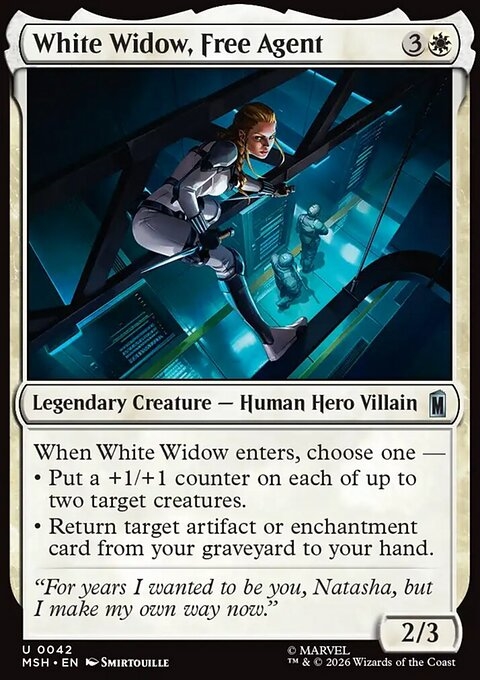 White Widow, Free Agent