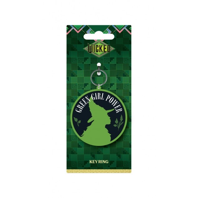 Wicked 2 - Elphaba Green Girl Power - PVC Keyring