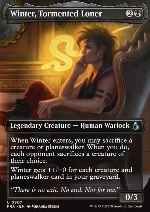 Winter, Tormented Loner