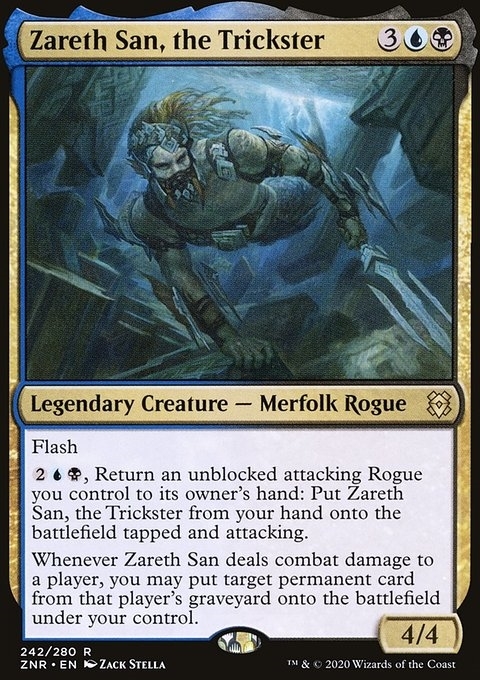 Zareth San, the Trickster