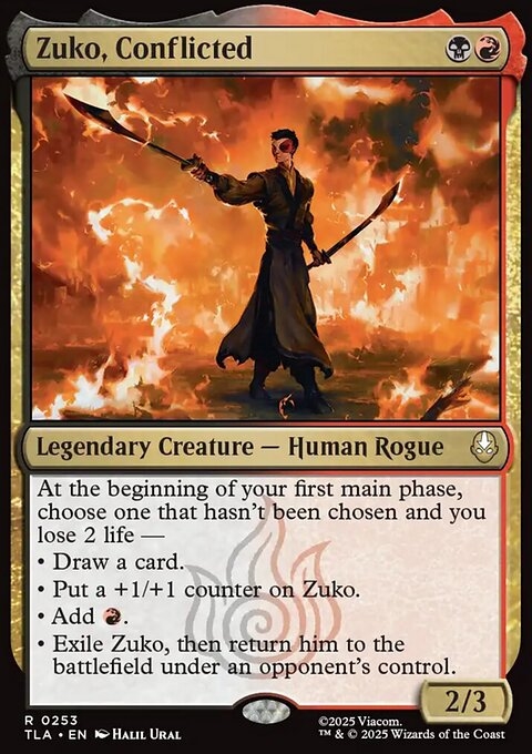Zuko, Conflicted